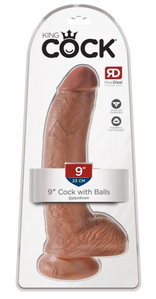 King Cock Balls 9??: Dildo, caramell - vergleichen und g&uuml;nstig kaufen